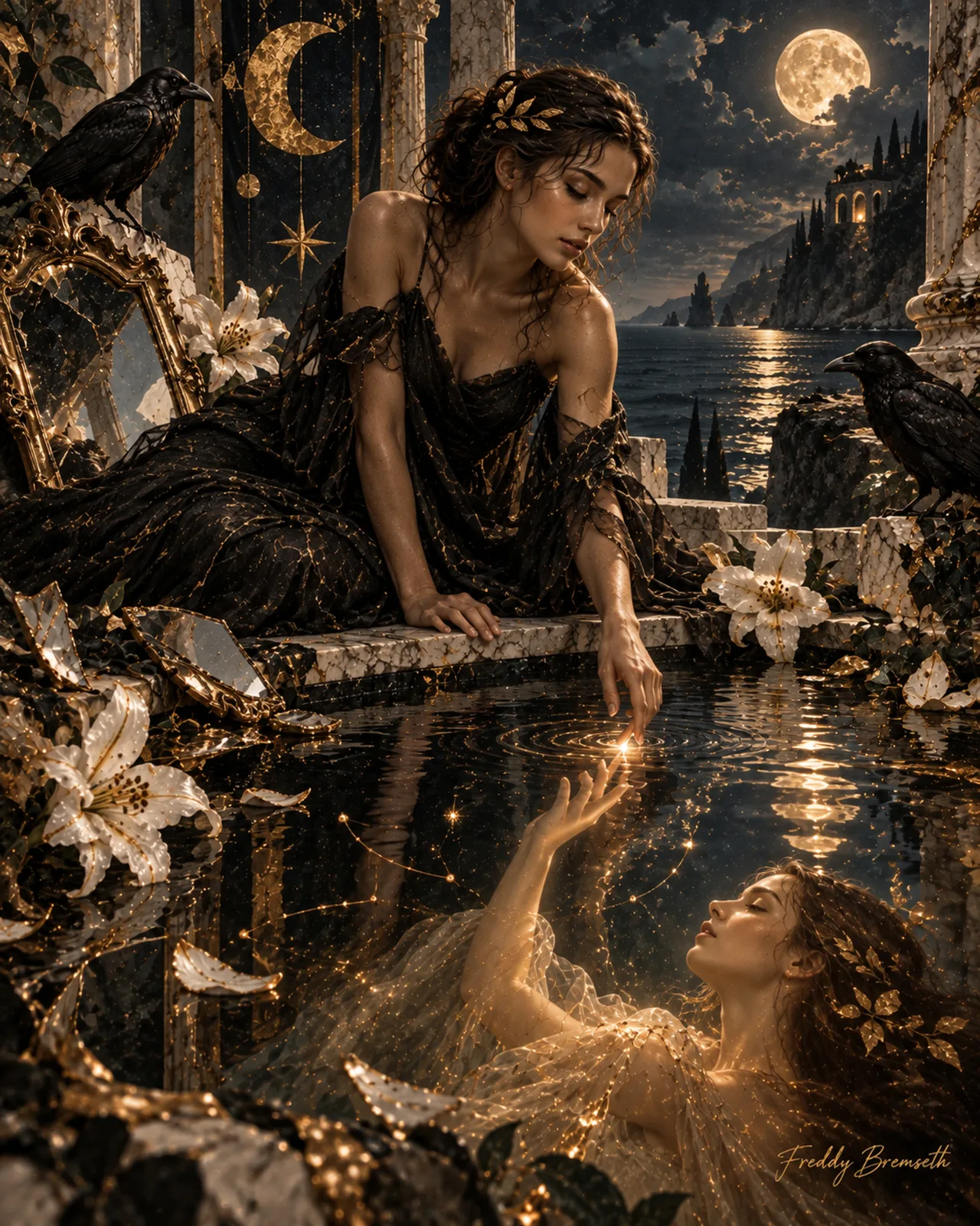 Moonlight mirror