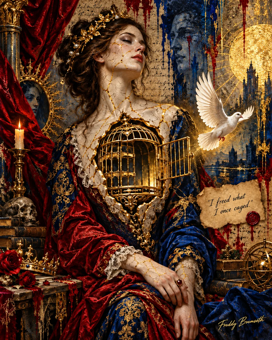 The Gilded Cage and the Freed Dove